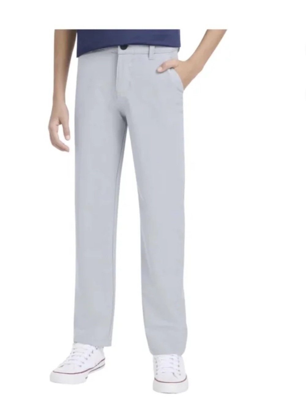 Hurley youth performance Chino Straight-Leg Pants. Light gray. L 14/16. NWT